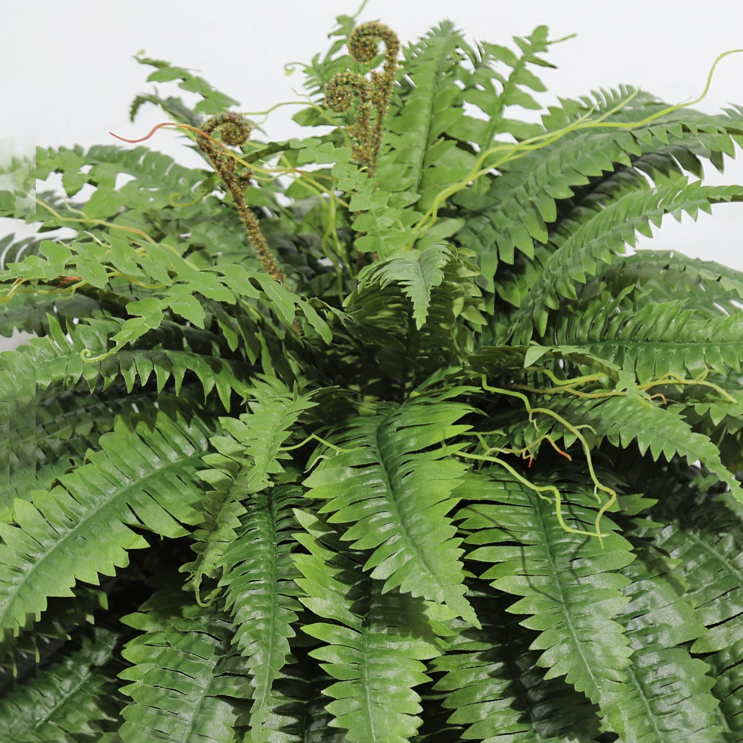 Cotlux Large Artificial Ferns for Outdoor 98 Branches Fake Fern 48" Faux Boston Ferns Silk Plant Uv Resistant Artificial Plants for Porch Garden Indoors Home Greenery