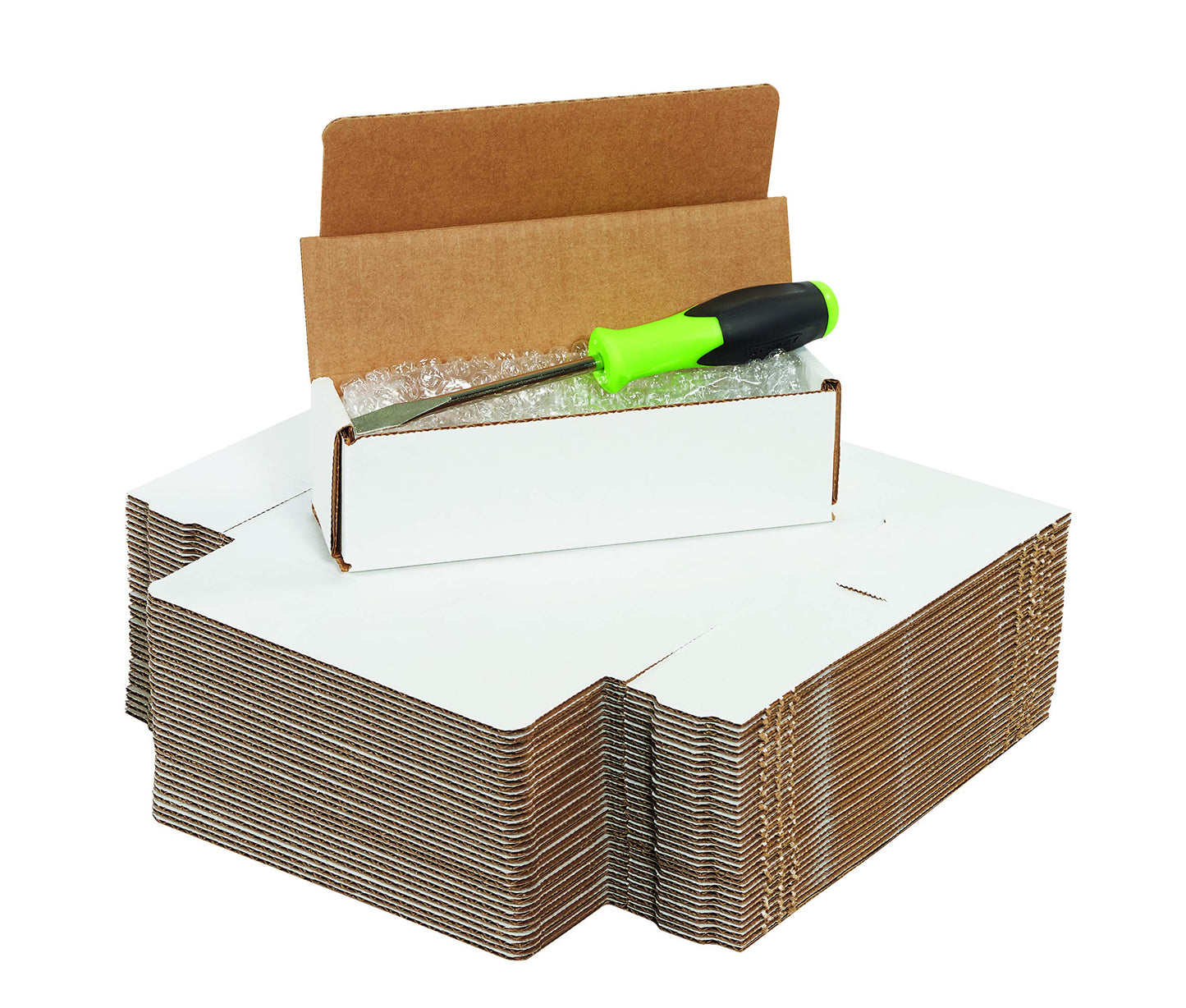 BOX USA Shipping Boxes Small 10"L x 4"W x 3"H 50-Pack, Cardboard Box for Shipping, Moving, Mailing, Packing, Packaging and Storage
