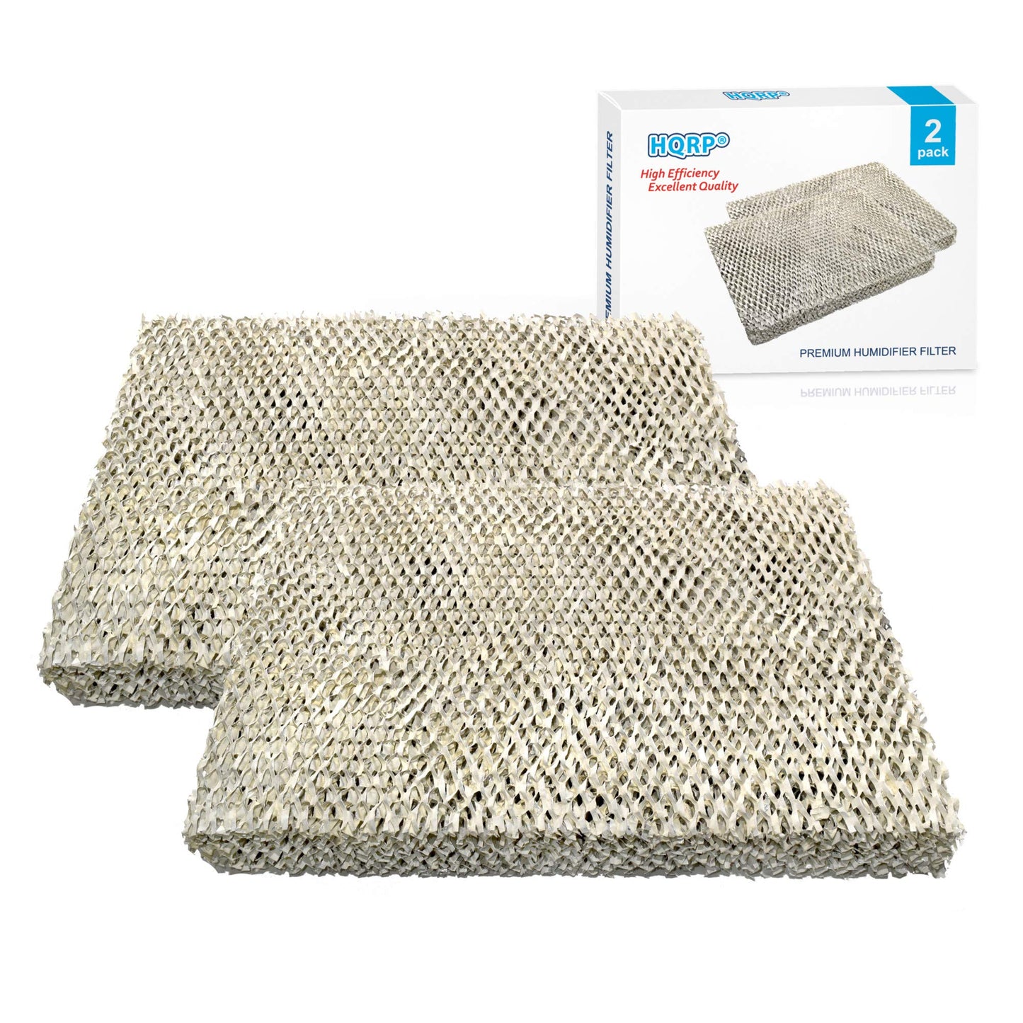 HQRP 2-Pack Water Filter compatible with Carrier P110-3545, HUMCCLBP2217, HUMCCLBP2317, HUMCALBP2317, HUMCCLBP2417, HUMCALBP2417, HUMCCLFP1218, HUMCCLFP1318, HUMCALFP1318, HUMCCLFP1418 Humidifiers