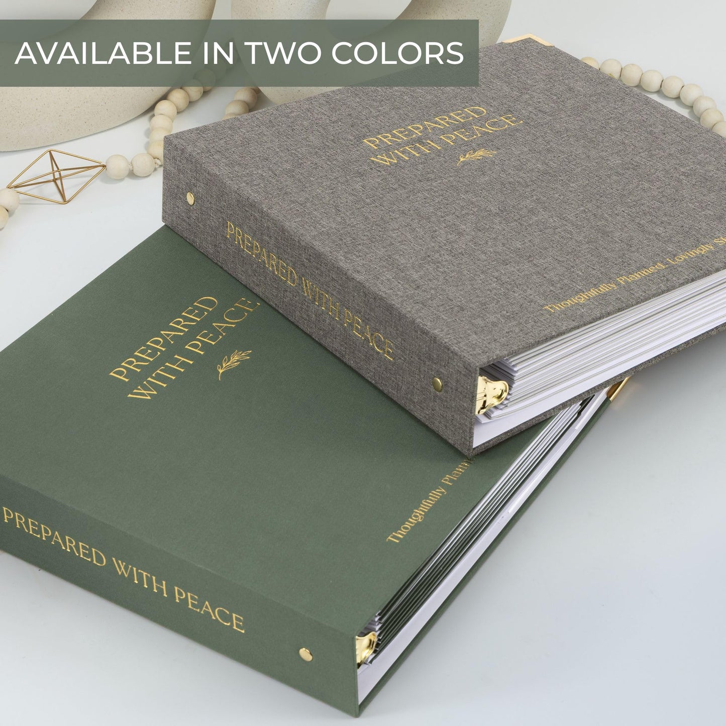 Thoughtful End-of-Life Planner Binder - Complete & Easy-to-Use Organizer for Peaceful Preparation, Final Wishes, Estate & Death Planning - All Your Essential Emergency Documents in One Place