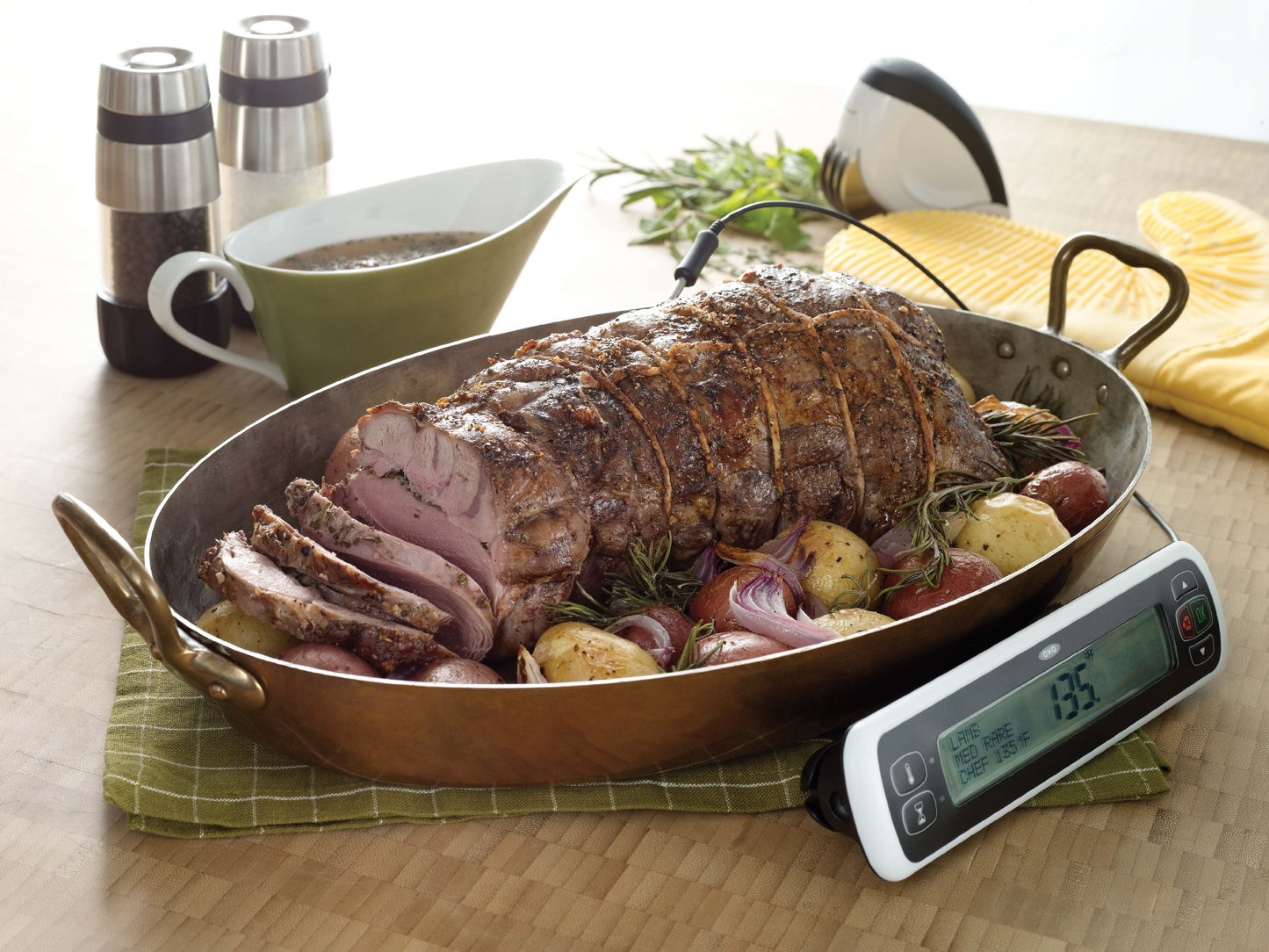 OXO Salt and Pepper Grinder Set, Stainless Steel