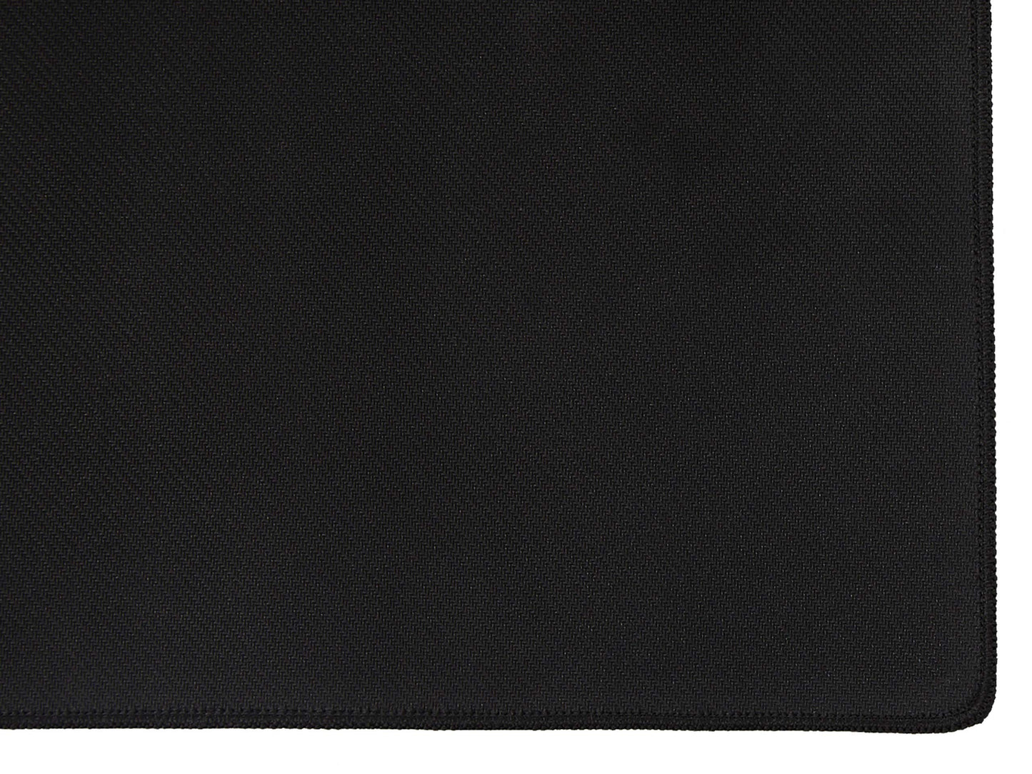 Mega Size Gaming Mouse Pad - Anti Slip Rubber Base - Stitched Edges - Large Desk Mat - 48" x 24" x 0.16" (Mega, All Black/No Logo)