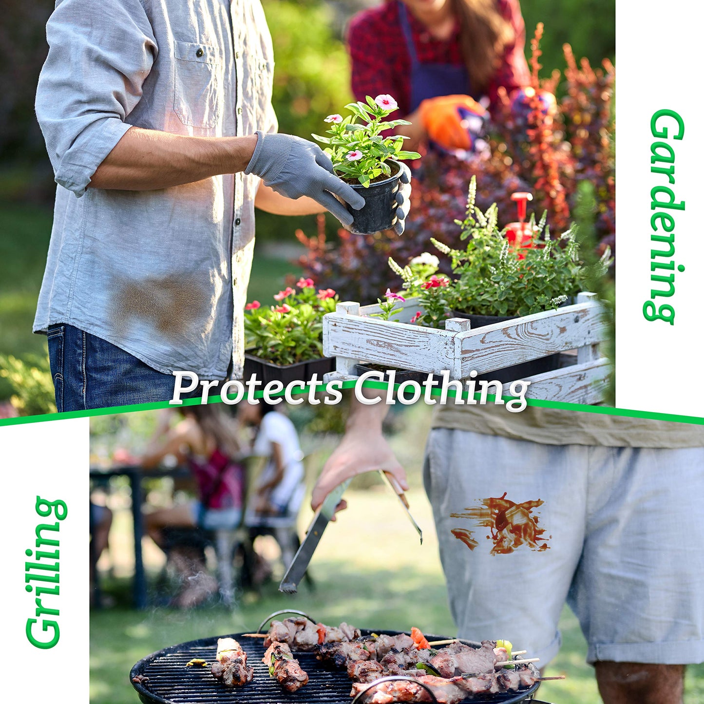 GREEN LIFESTYLE Server Aprons with 3 Pockets - Waist Apron, Waitress Apron for Women and Man, Water Resistant with Long Waist Strap Reinforced Seams, Half Apron (12 Pack - Black)