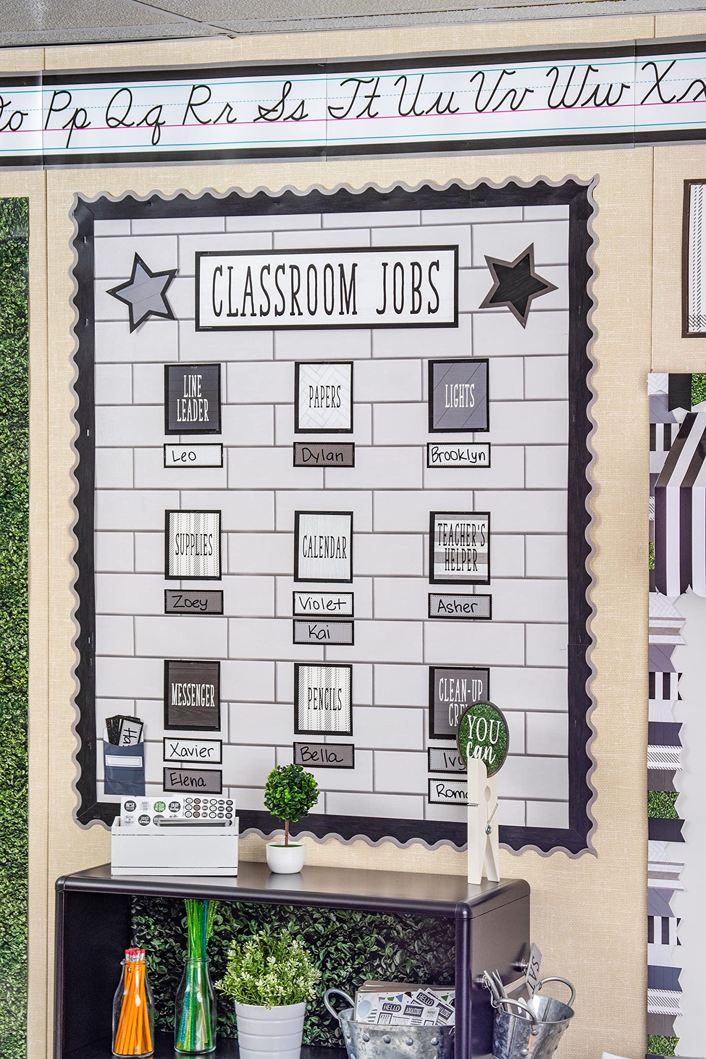 Teacher Created Resources White Subway Tiles Better Than Paper® Bulletin Board Roll (TCR77462)