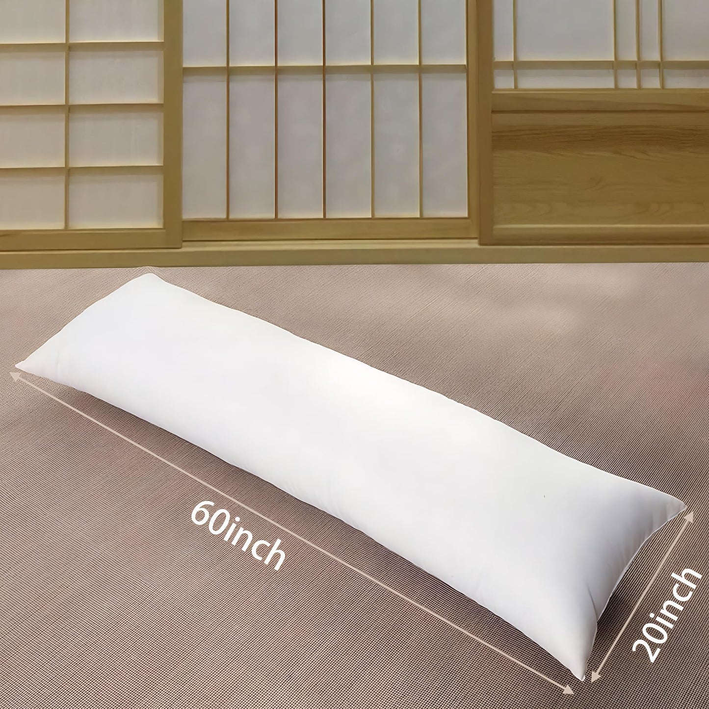 Zituop Dakimakura Pillow 150x50cm 20x60 inch Body Pillow Insert, Cloud-Soft PP Cotton Filling, Large Body Pillow Stuffer for Anime Pillowcase