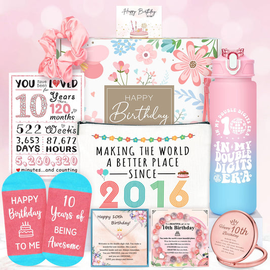 10 Year Old Girl Birthday Gift for 10 Years Old Girls Gifts Trendy Stuff Happy 10th Birthday Gifts for Girls Popular Ten Year Olds Girl Gift Ideas Cute Double Digits Decorations Presents Accessories