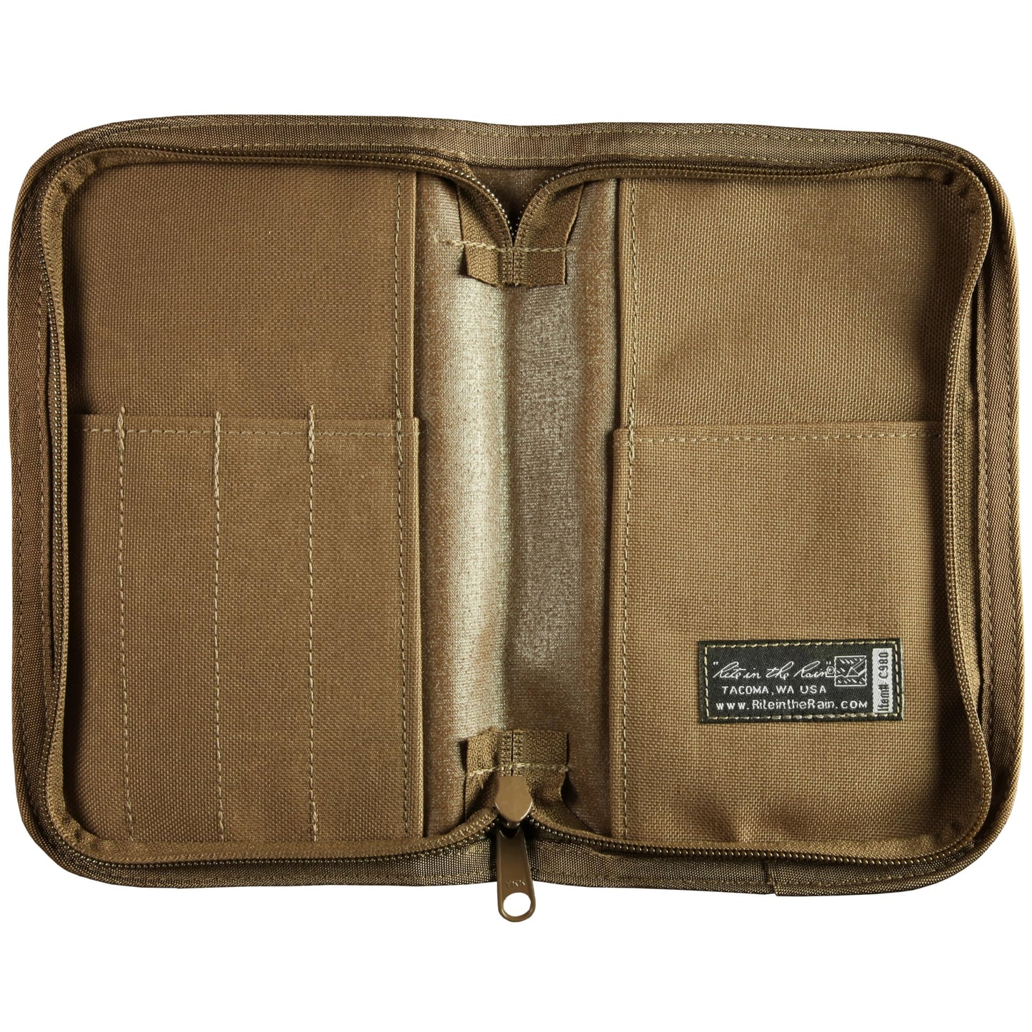 Rite in The Rain Weatherproof Cordura Fabric Notebook Cover, 5.5" x 8.5", Tan Cover (No. C980)