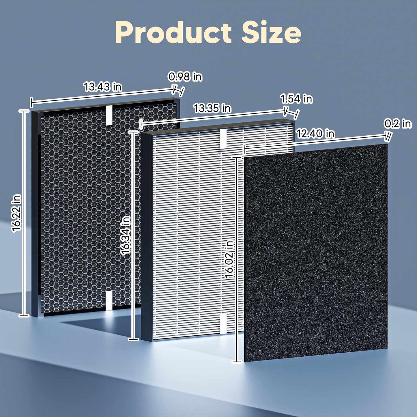 YCWARMXX 3000 Replacement Filter Compatible with A-Doctor 3000 series（3000 3000m 3000Pro） Includes:1 Air Filter, 2 Activated Carbon Filters and 4 Pre-Filters