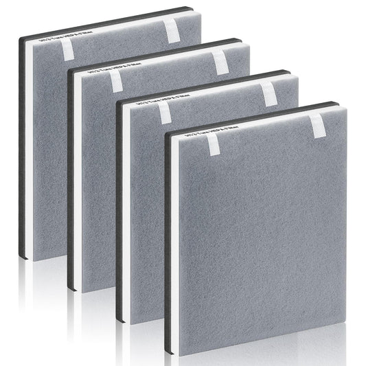 Vital 100 Replacement Filter Compatible With LEVOIT Vital 100 Air Purifier, 3-in-1 Great High-Efficiency Materials With Activated Carbon Filter, 4 Pack, By Improvedhand