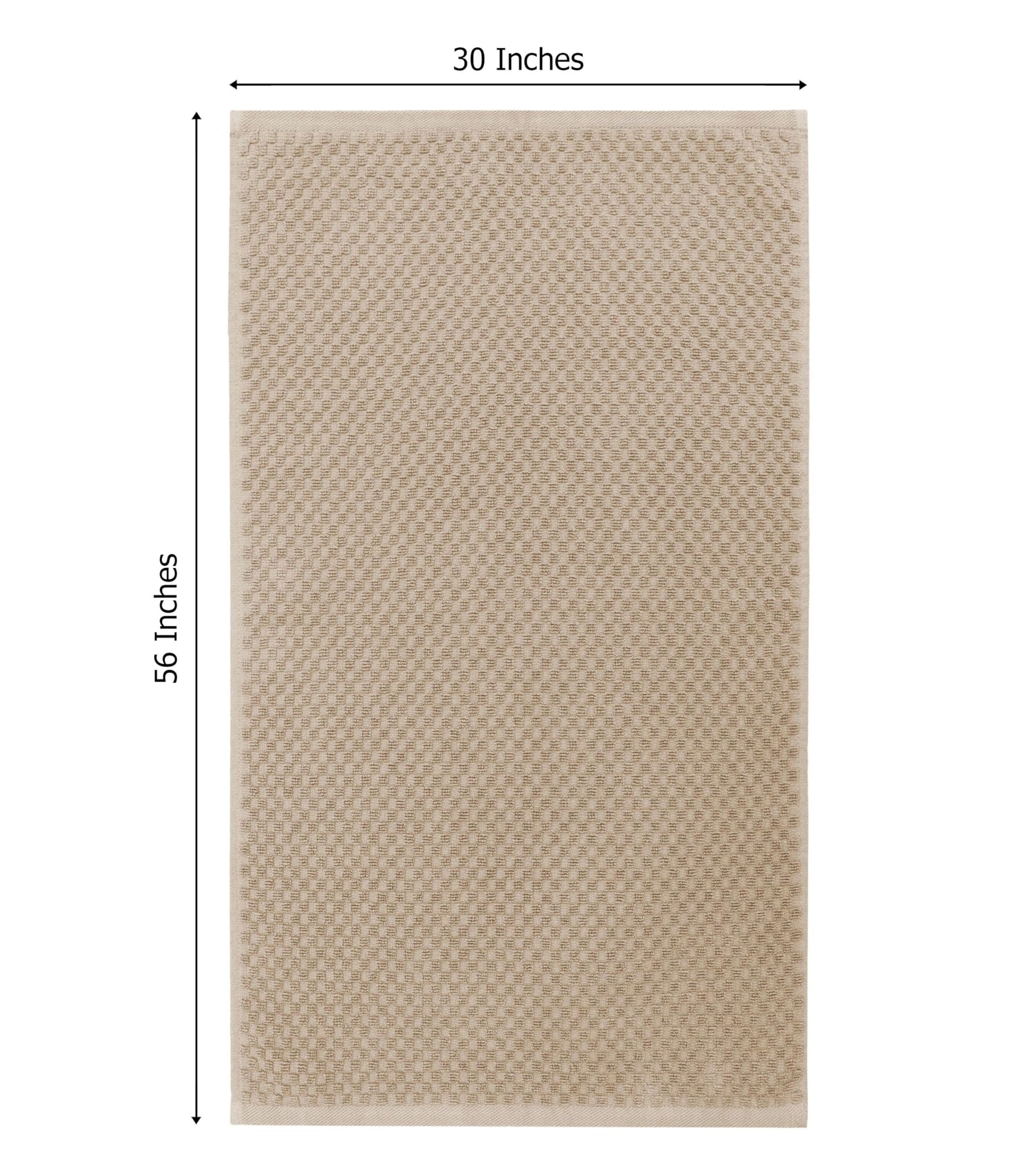 COTTON CRAFT Waffle Bath Towel - Set of 4 Luxury Euro Spa Waffle Weave Towels - 100% Ringspun Cotton Bath Towel - Super Absorbent Quick Dry Bath Towel Set - Oversized 30 inches x 56 inches - Linen