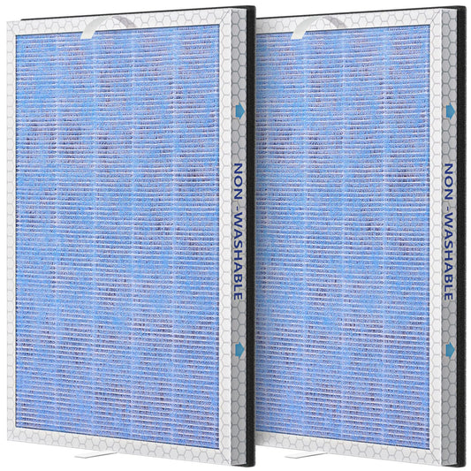 2 PACK MSA3/MSA3S HEPA Replacement Filter Compatible with Membrane Solutions MSA3 and MSA3S Device, 3-Stage HEPA Filter