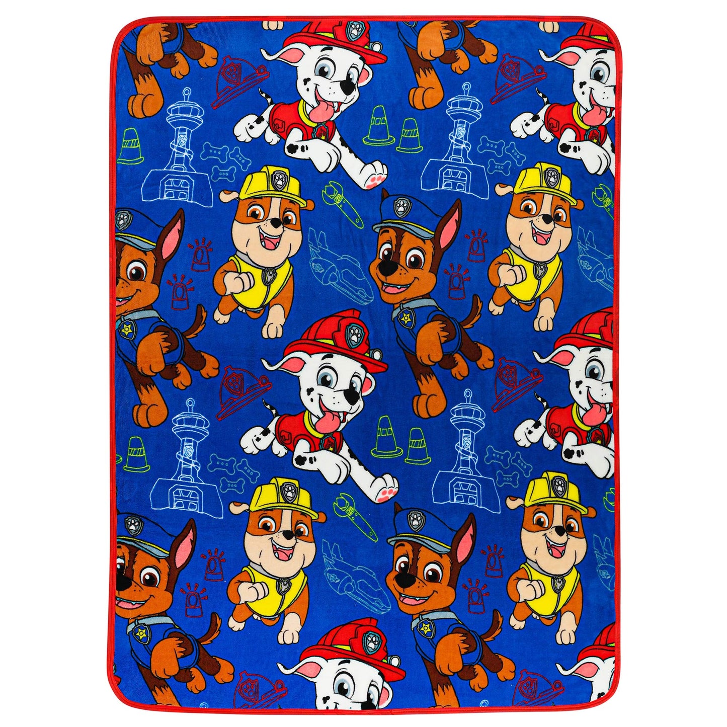 Franco Kids Bedding Super Soft Plush Throw Blanket, 46 in x 60 in, Paw Patrol