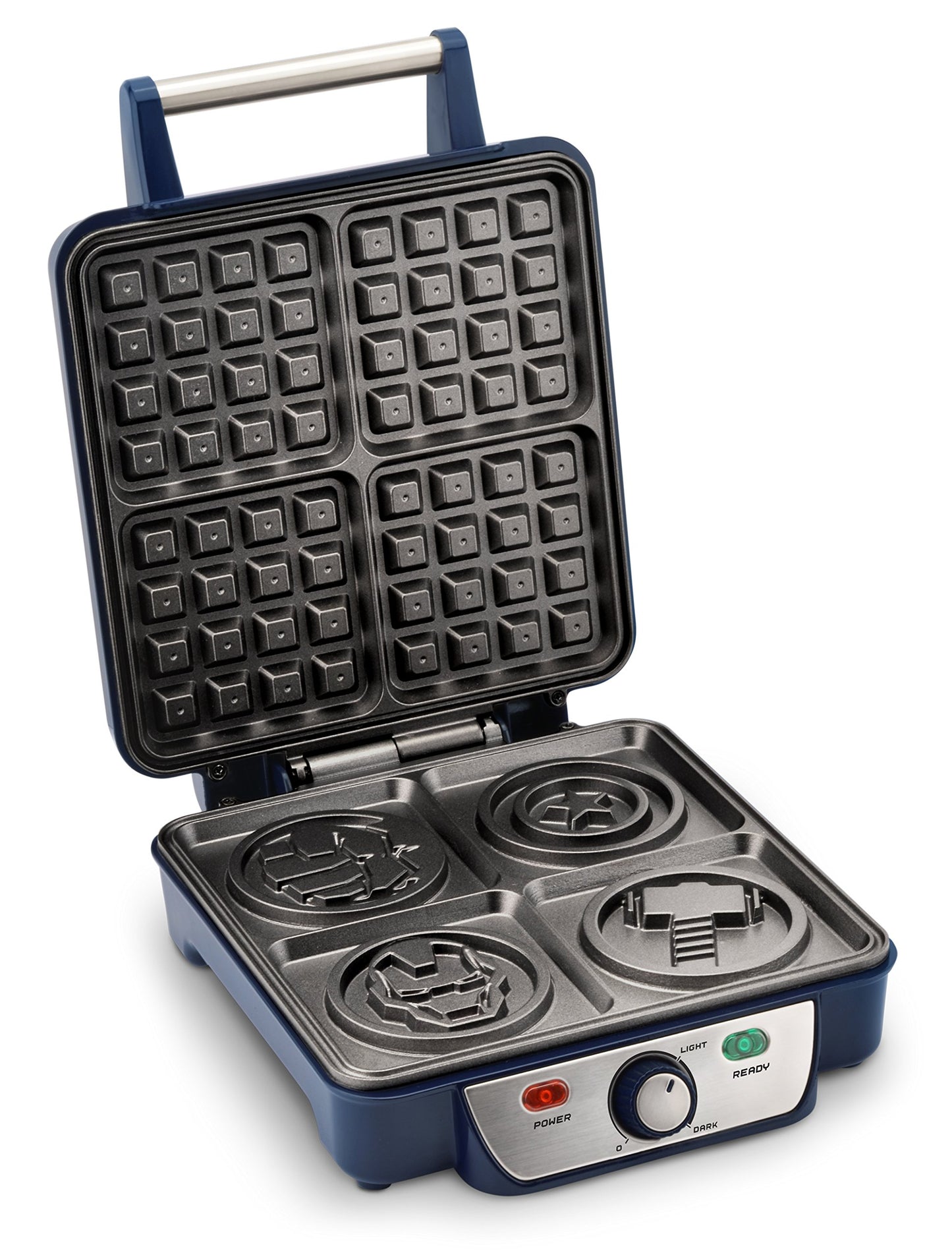 Marvel MVA-281 Avengers Waffle Maker, Blue