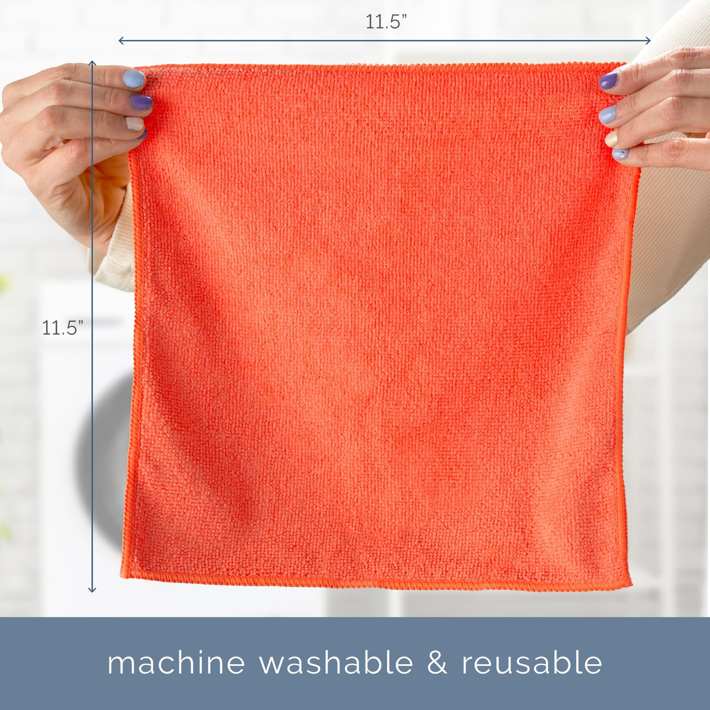 S&T INC. 200 Pack Microfiber Cleaning Cloth, Bulk Towels for Home, Reusable Microfiber Towels for Cars, Cleaning Rags, Assorted, 11.5 Inches x 11.5 Inches, 200 Count
