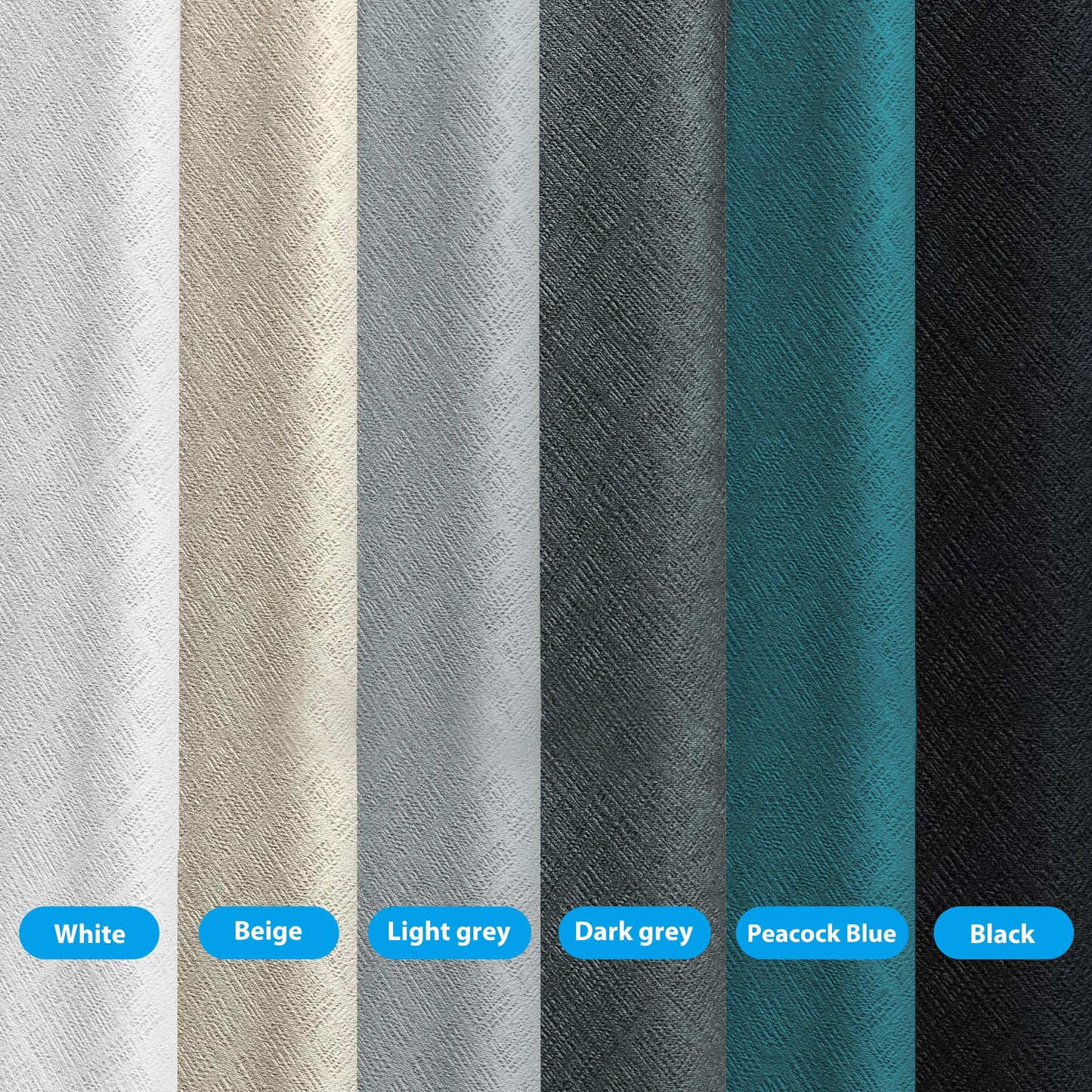 MaKefeile Room Divider Curtains Total Blackout Privacy Curtain Panel Room Thermal Insulated Noise Reduction Curtain for Bedroom Window Living Room Ceiling Track Curtain W 15ft × H 8ft Beige.