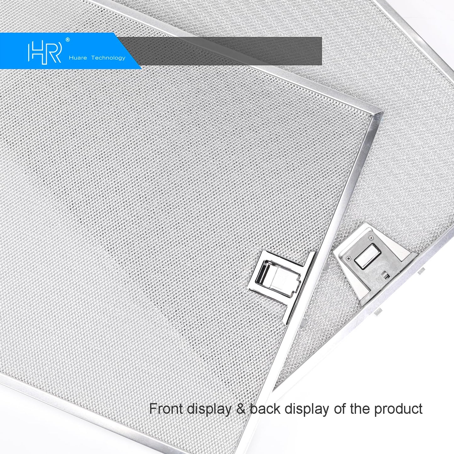 Range Hood Filter Replacement, 30 In Pyramid Wall Mount Range Hood Filters Replacement, Vissani-WA0575, Grease Filters 13.54x14.41Inch (344x366mm), Aluminum Vent Filter from Huare Technology, 2PCS