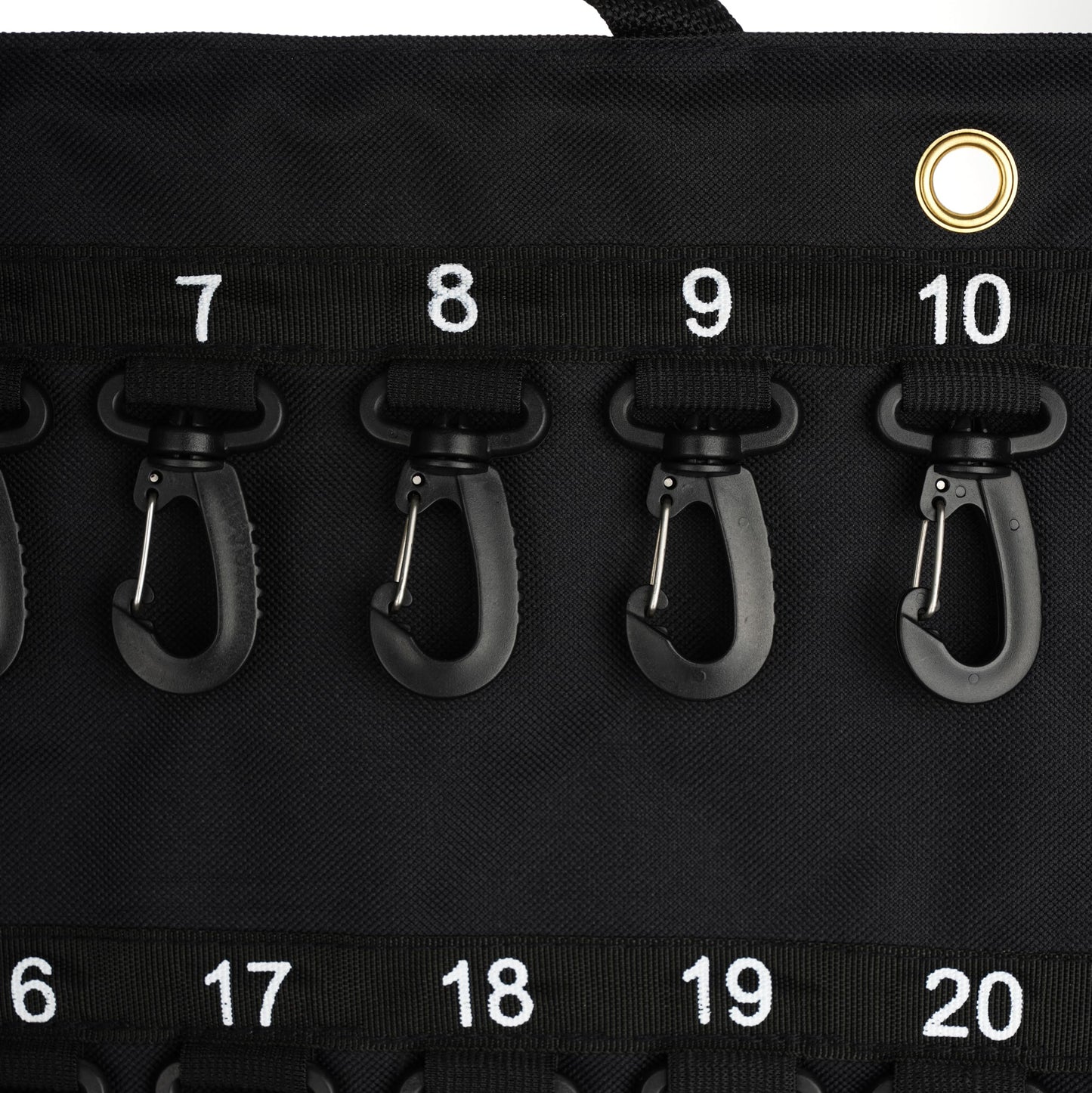 Wuliim Fireproof Rollable Key Case, Portable Roll Up Key Organizer, 50 Key Hooks, Flexible Durable Vinyl & Silicone Roll Up Organizer for Car Dealership, Hotel and Real Estate