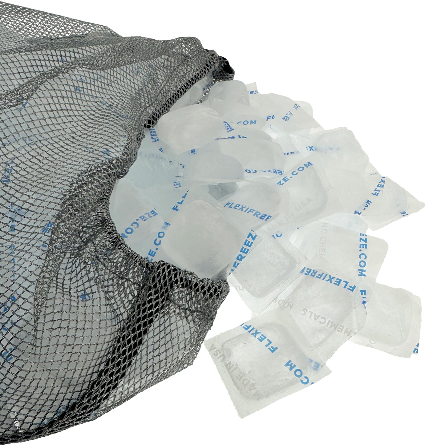 Cooler Cubes 8 lb Bag of Reusable Ice Cubes – Refreezable Ice Cubes for Coolers