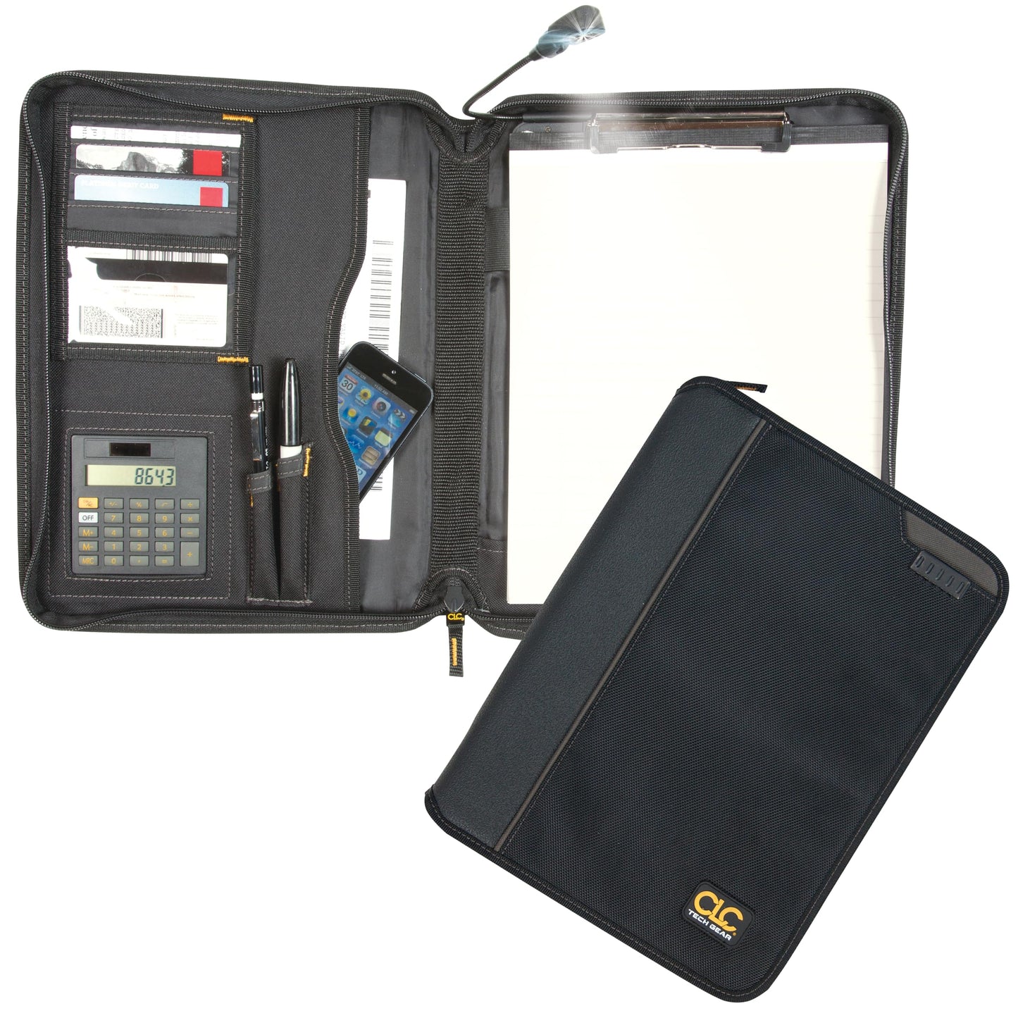 CLC Custom Leathercraft L217 Tech Gear Lighted Pro Business Portfolio