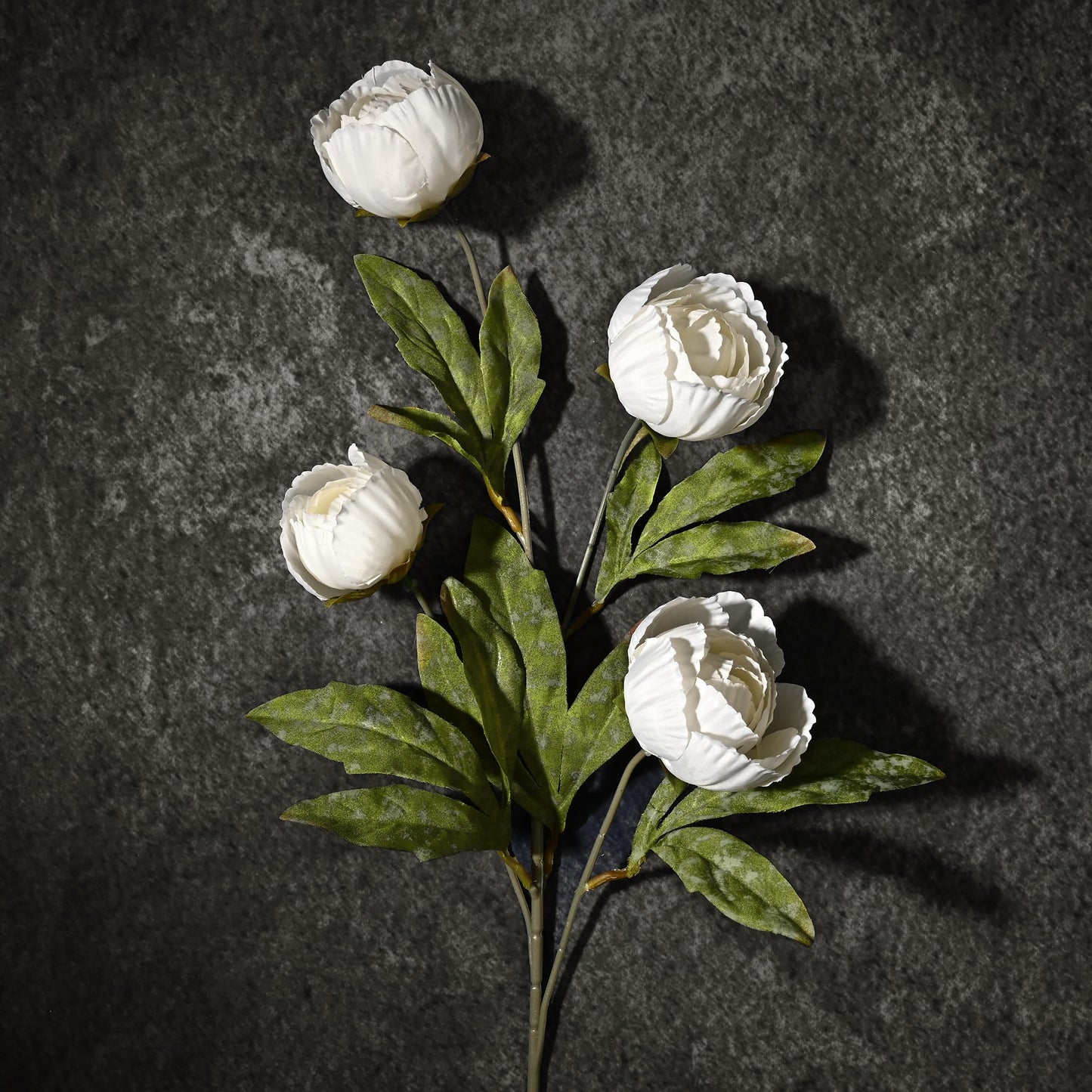 Waipfaru 12 Pcs Faux Peonies Artificial Flowers for Vase, 27" Fake Silk Peonies Flowers for Wedding, Vase Filler White Flowers for DIY Bouquets Centerpieces Bridal Shower Office Decor