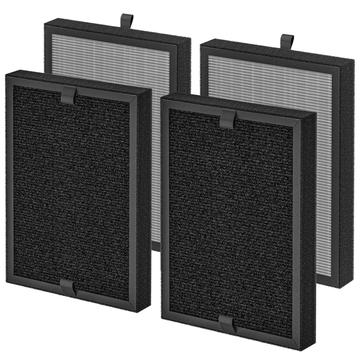 KF250 Replacement Filter, Compatible with Kenmore 1200e Series Air Purifier PM2010, for Rooms up to 1,500 Sq. Ft. 3-in-1 HEPA Filter, 4-Pack