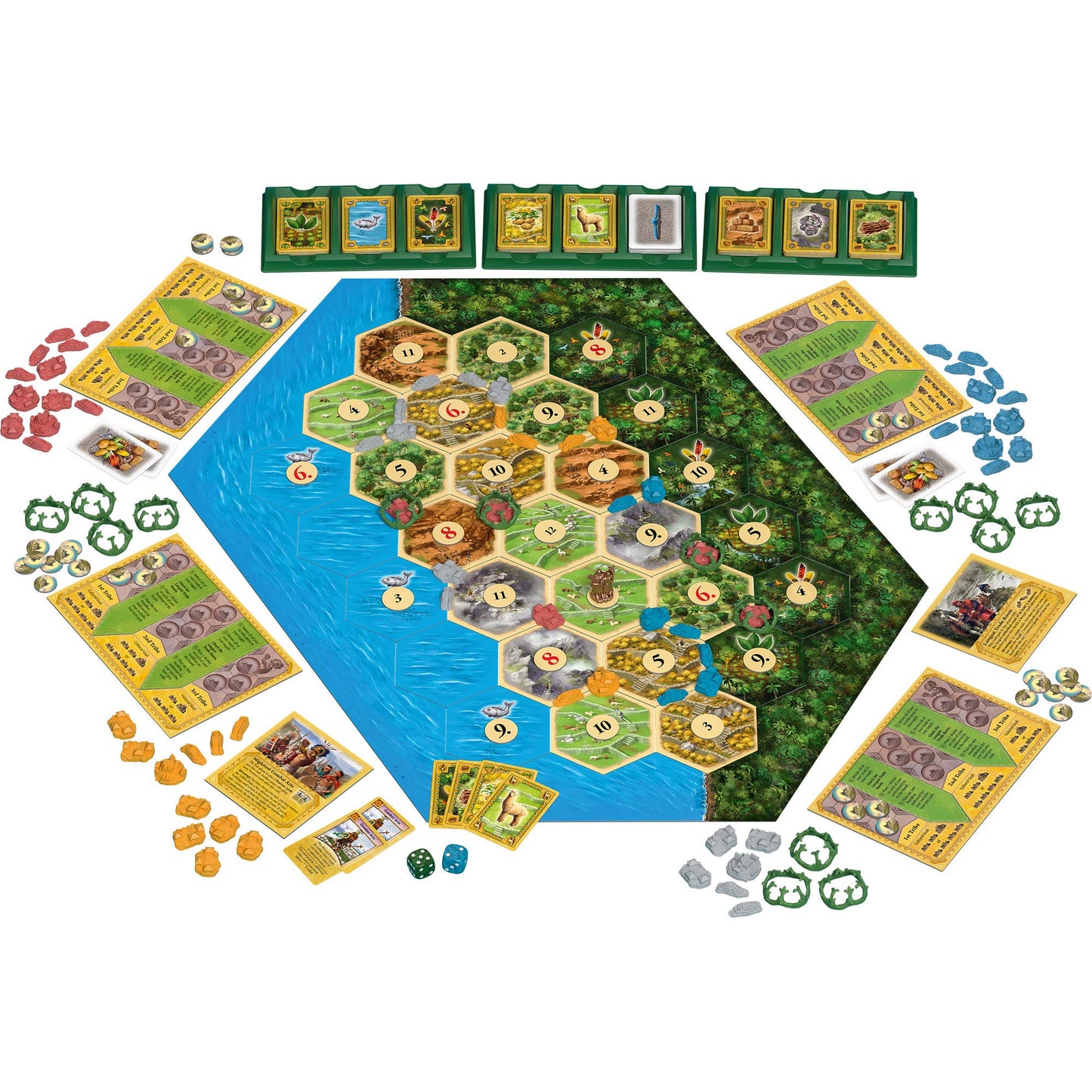 CATAN Histories Rise of The Inkas Board Game - Explore The Ancient Andean Cultures in This Strategic Game! Family Game for Kids & Adults, Ages 12+, 3-4 Players, 90 Min Playtime, Made by CATAN Studio