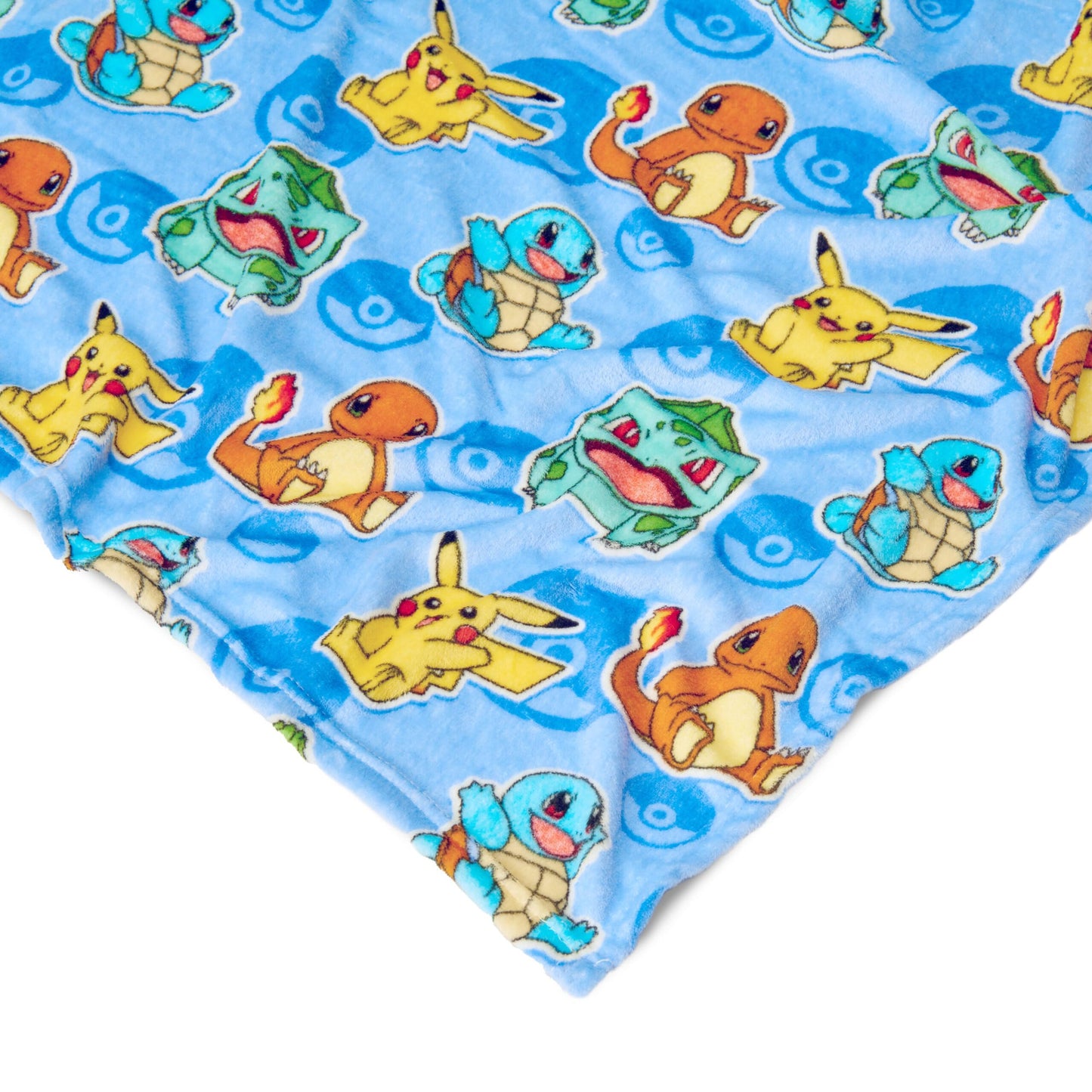 Northwest Pokemon Blanket and Hugger Set, Cute Pikachu, Super Soft Silk Touch Throw, 50x60 Inches