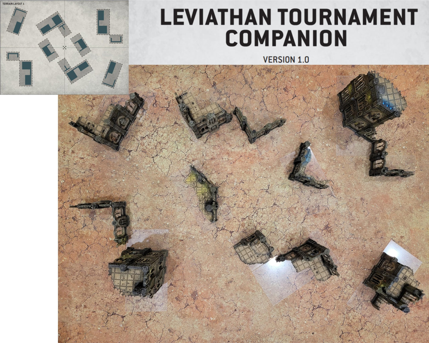 10th Edition 40k Tournament Terrain Set, 3dPrinted Wargame Terrain 28mm Scale Buildings in Ruins, Imperialis Sci fi Gothic Wargaming Scenery