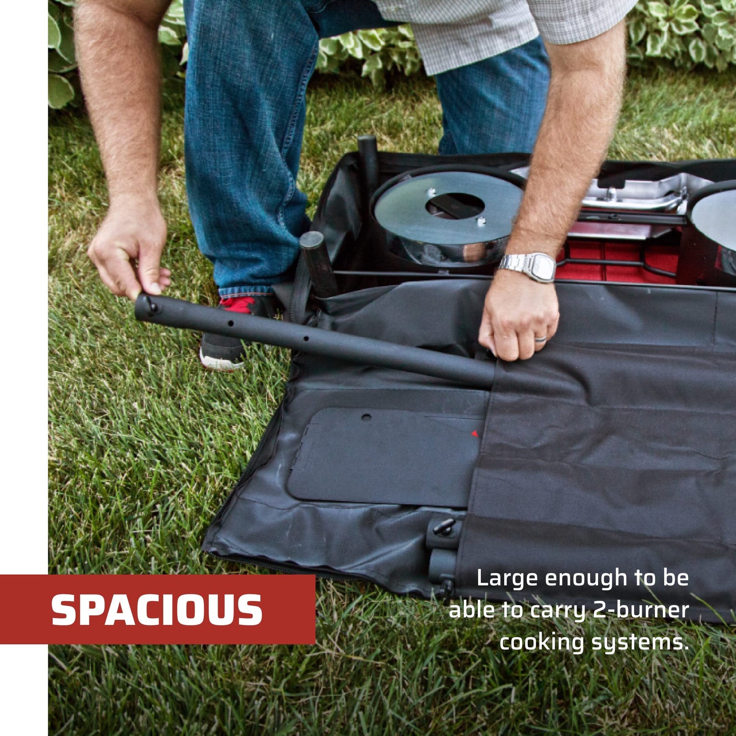 Camp Chef Carry Bag for Two-Burner Stoves, Black