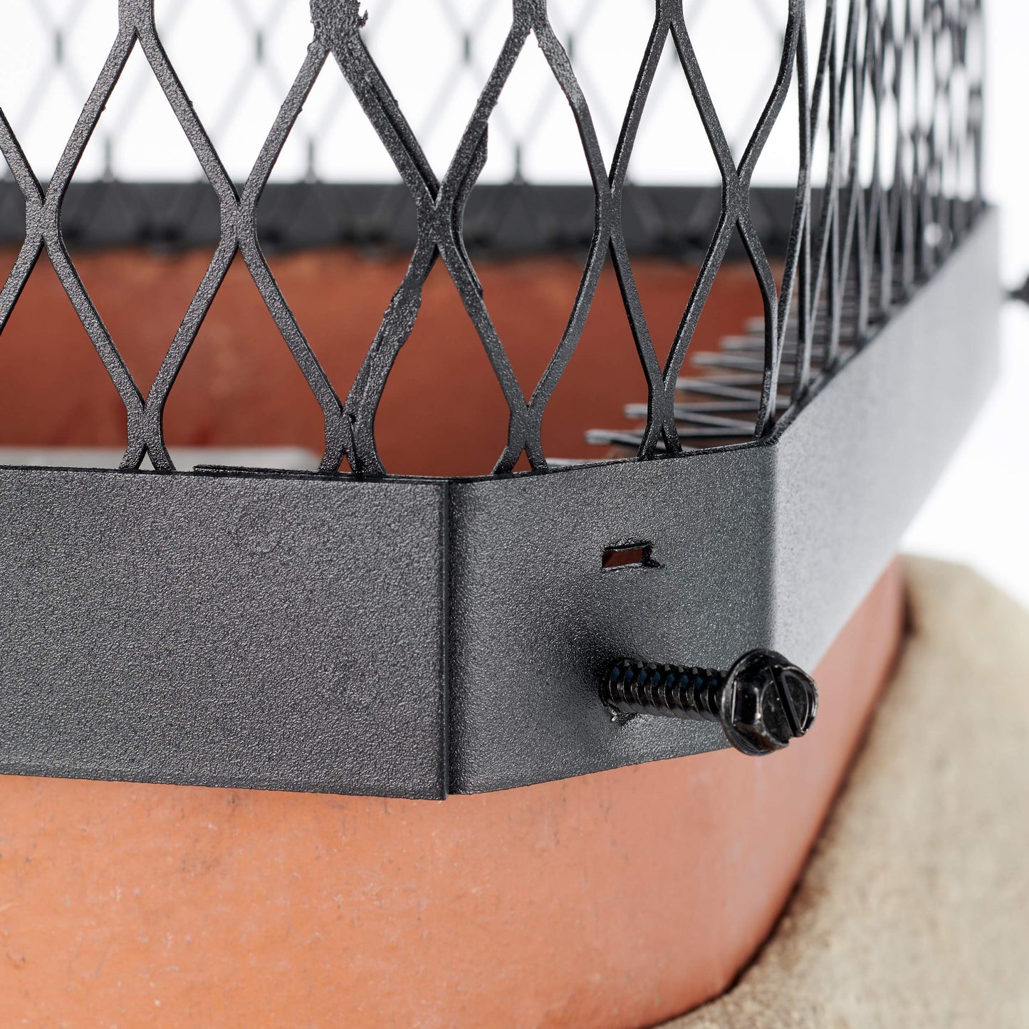 Shelter 9" x 9" Single Flue Bolt-On Chimney Cap, Fully Assembled, Galvanized Steel