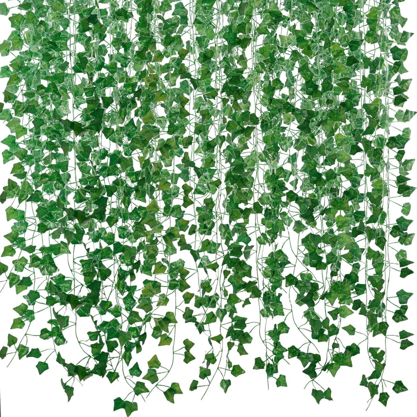 Freyalife Fake Vines for Room Decor (96 Pack 689Ft) Artificial Ivy Leaves Hanging Greenery Garlands for Home Bedroom Wall Wedding Christmas Party Office Patio Indoor Outdoor Garden Decor