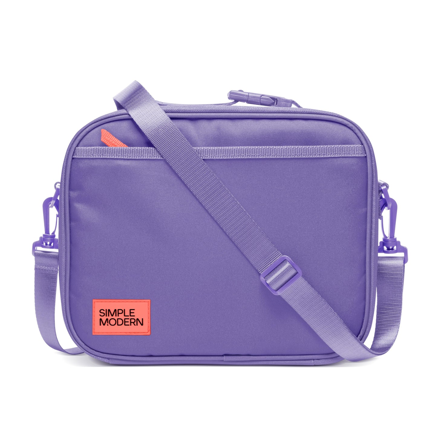 Simple Modern Hadley with Shoulder Strap | Lunch Box for Kids, Teens, and Adults | Insulated Bag for Girls, Boys, Women, Men | Meal Containers with Exterior and Interior Pockets | Purple Rain