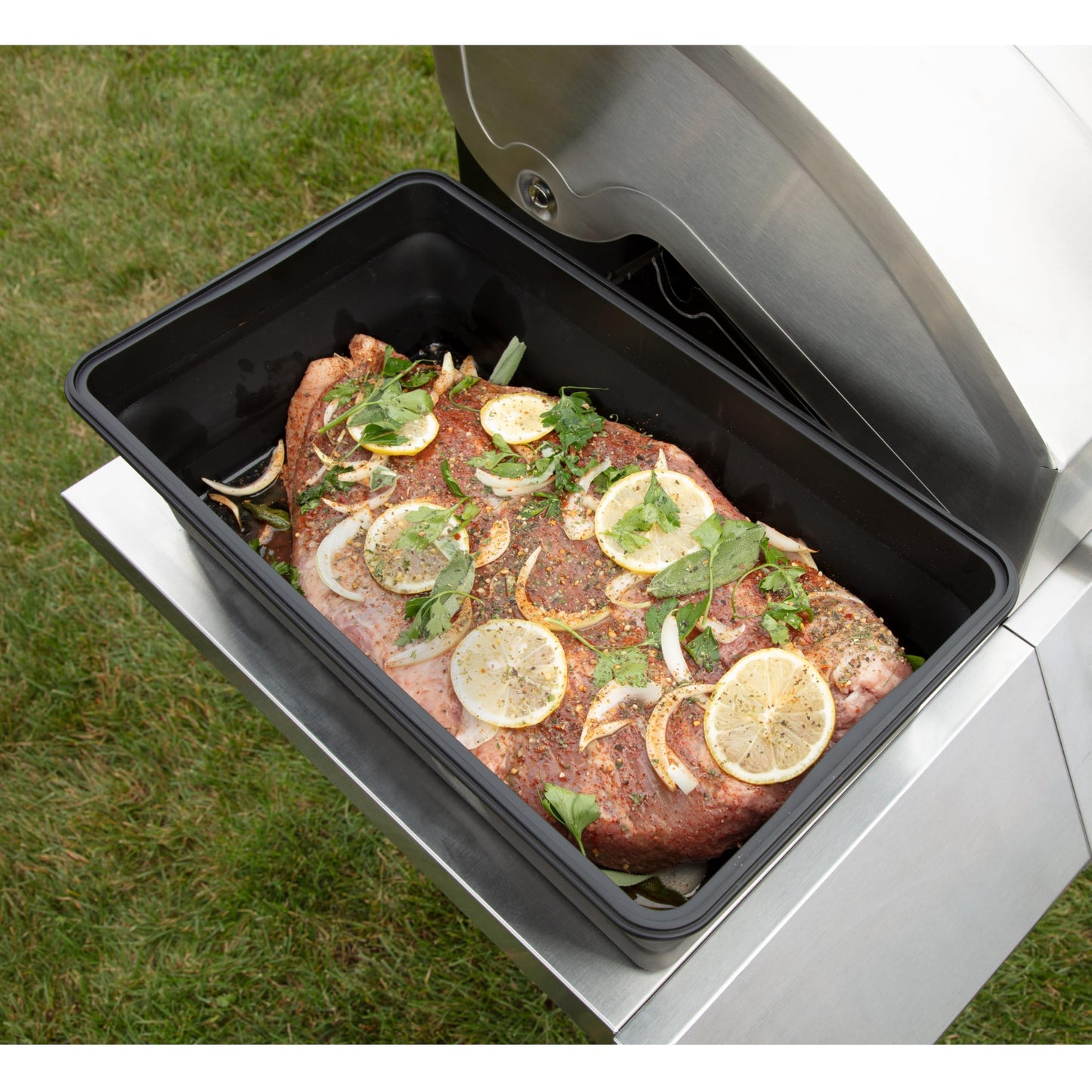 Cuisinart XL Collapsible Marinating Container, Large Capacity Grill Accessories Perfect for BBQs and Tailgates, Marinade and Brining Prep, Collapsible Silicone for Easy Storage