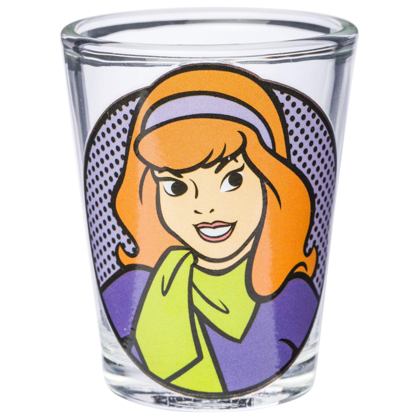 Silver Buffalo Scooby-Doo 6 Piece Mini Glass Set Featuring Scooby-Doo, Shaggy, Velma, Daphne, Fred, and the Mystery Machine, 1.5 Ounces