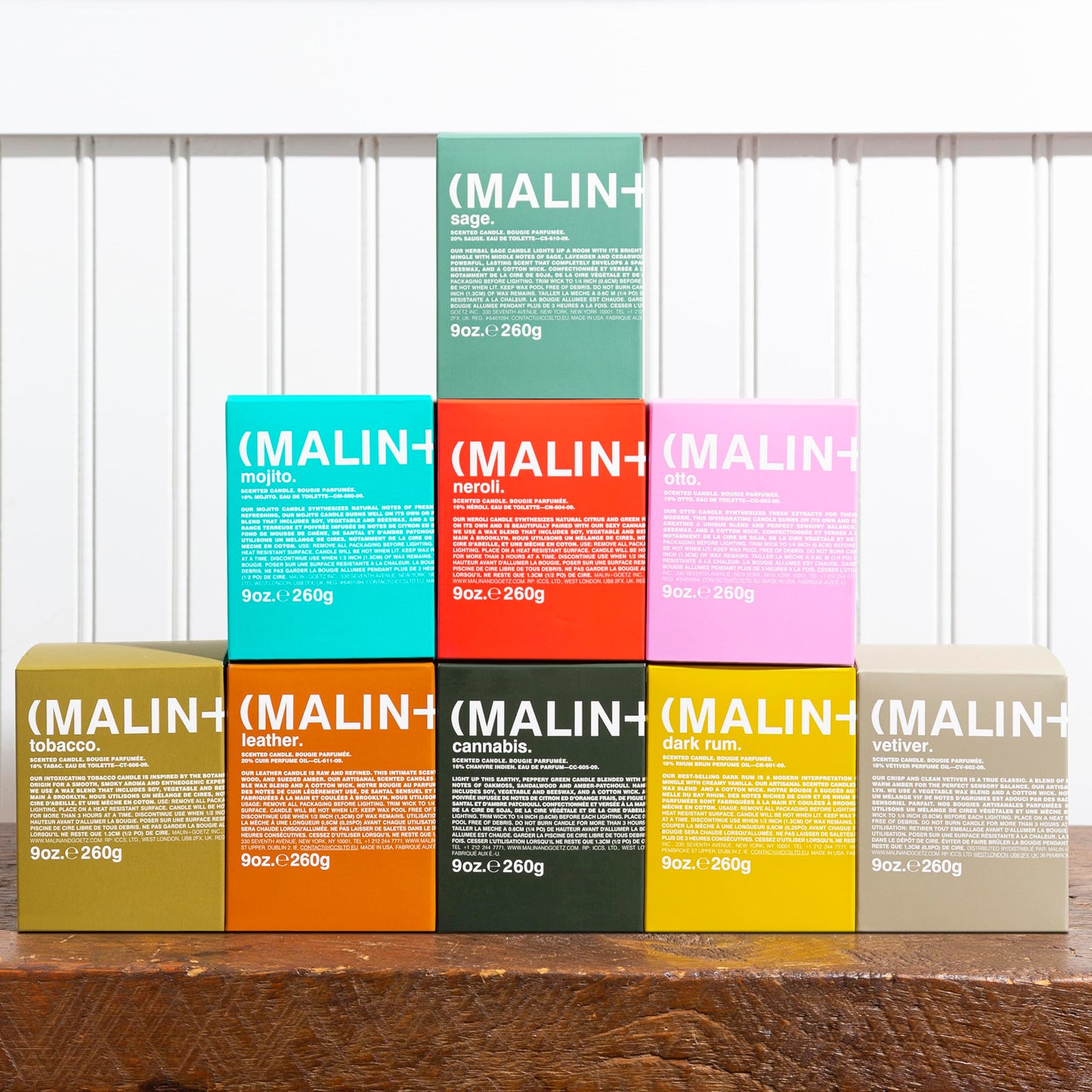 Malin + Goetz Bergamot Candle, 9 oz. – Bright & Refreshing Aroma Scent Fragrance, Scented Candle, Natural Vegetable Wax Blend, Vegan & Cruelty Free, Single Wick Candle, Lasts 60 Hours