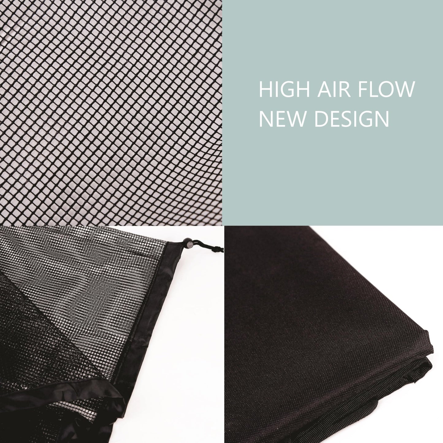 MODERN WAVE Central Air Conditioner Cover for Outside Units 37 x 37 x 40 inches - Full Universal Outdoor AC Cover Defender (Mesh, 37" x 37" x 40")