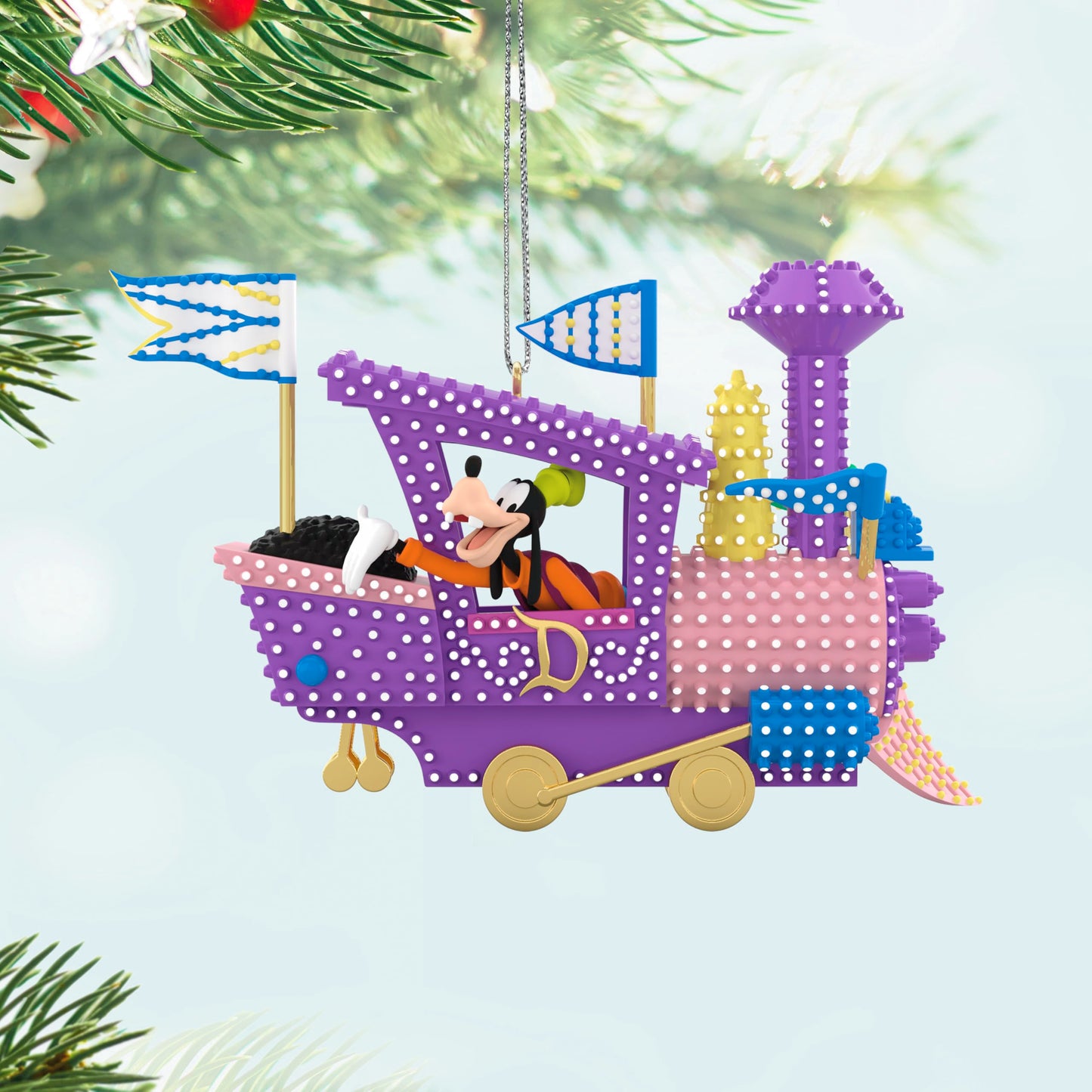 Hallmark Keepsake Christmas Ornament 2025, Disney Mickey and Friends Disney's Electrical Parade Musical With Light, Gifts for Disney Fans
