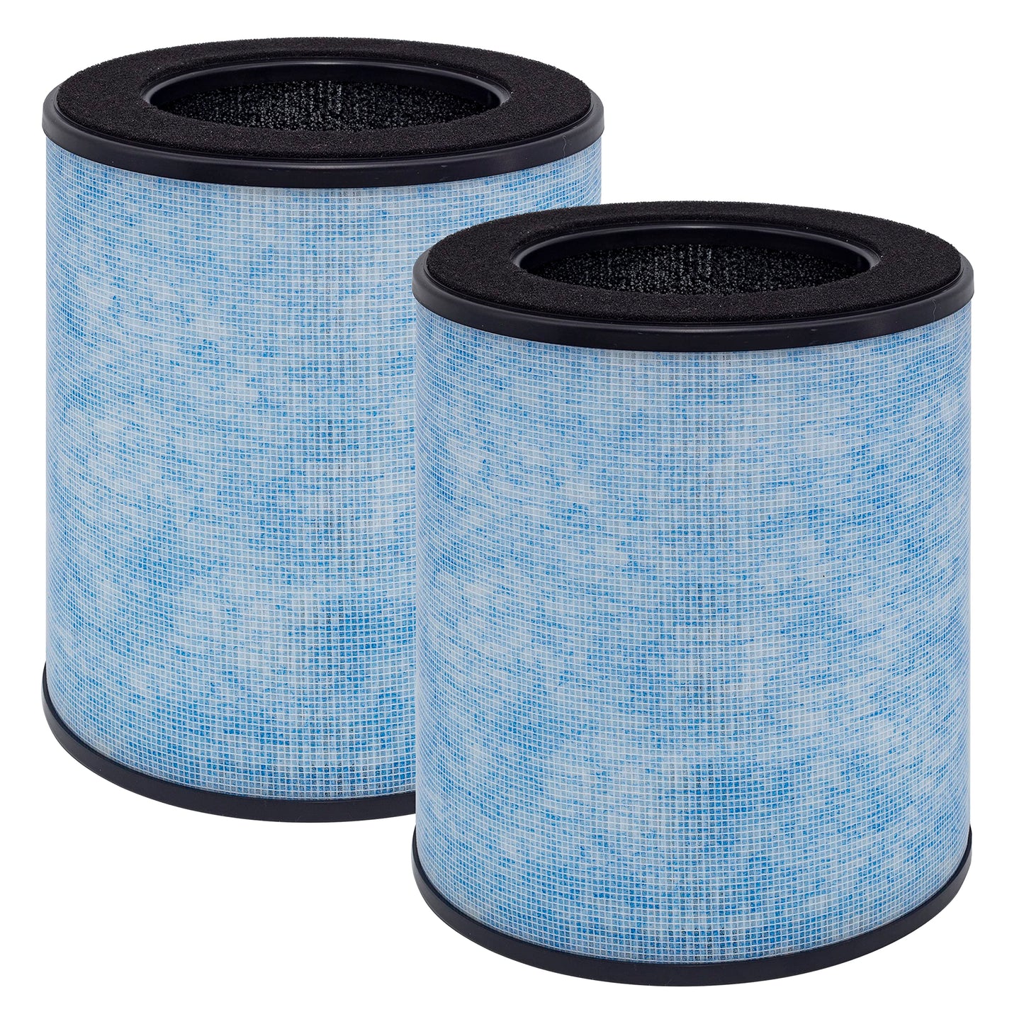 Lhari MK03 Air Filter Replacement, Compatible with AROEVE MK03 / DH-JH03 and POMORON MJ003H Air Purifier, 2-Pack