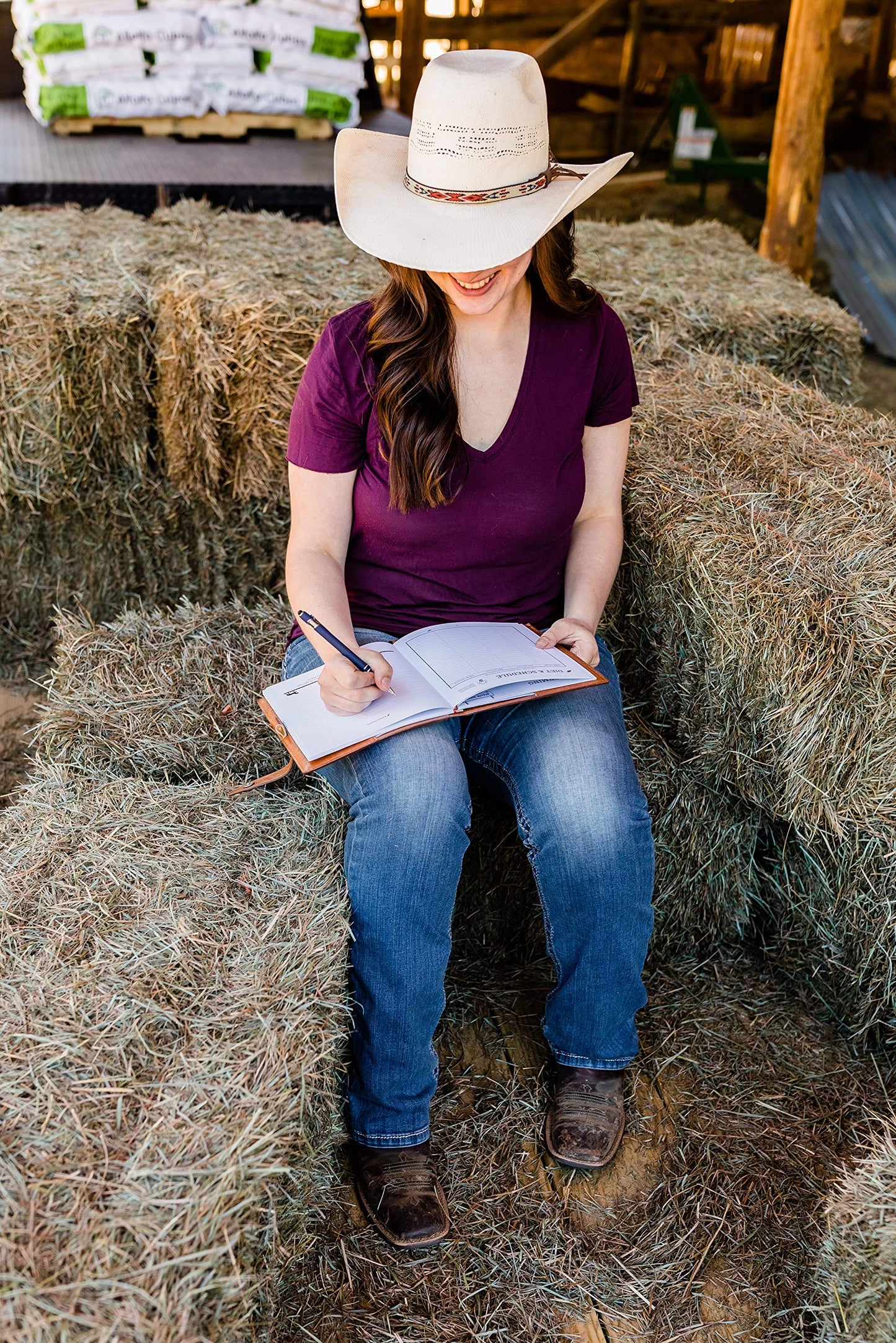 Starkenburg Company Barrel Racing Record Book, Barrel Racing Gifts for All Ages, 50 Plus Rodeos, Barrel Racing Tips, Barrel Racer Schematics, Goal Setting, Hardcover with Premium Western Styled Pages